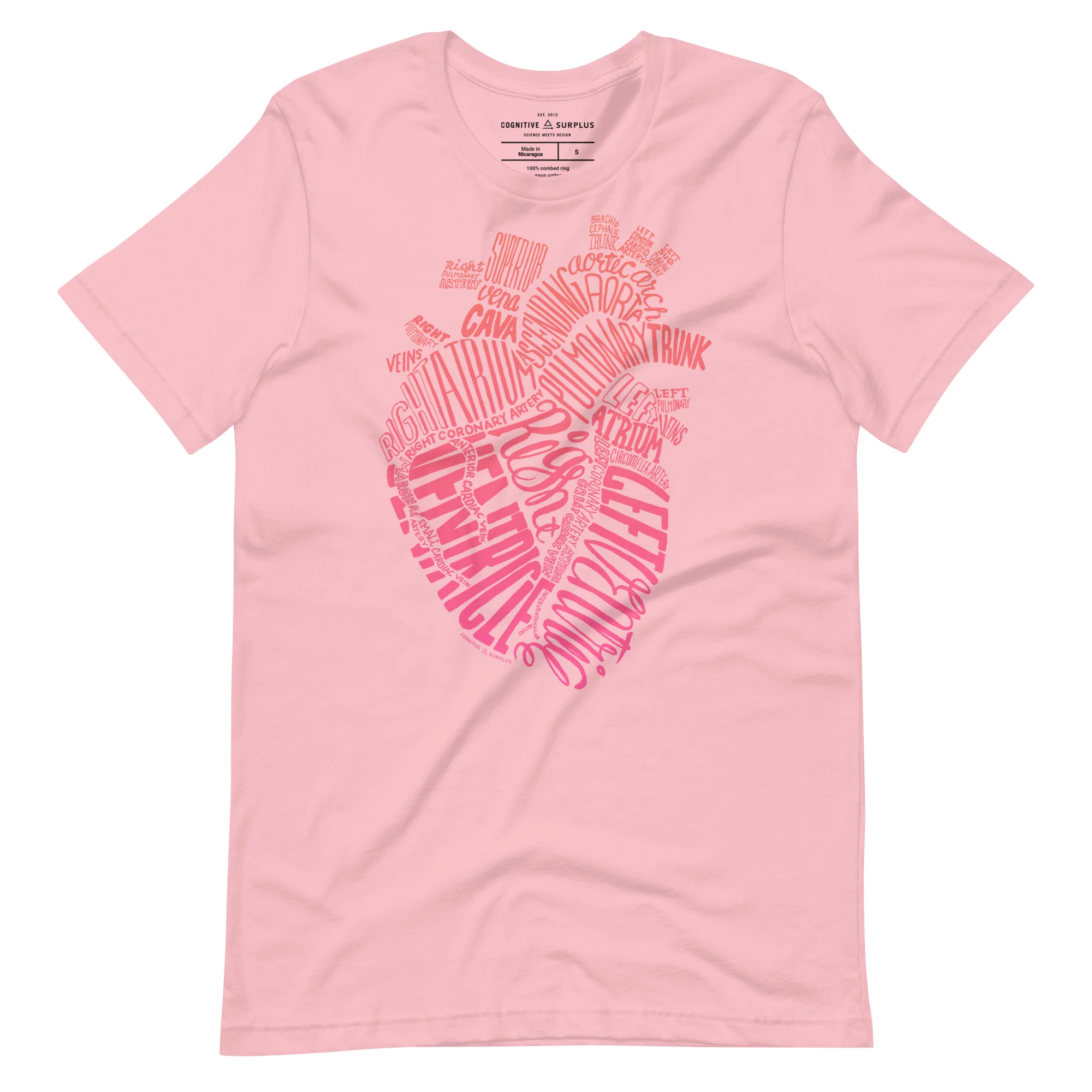 Typographic Heart Graphic Tee - Image 5