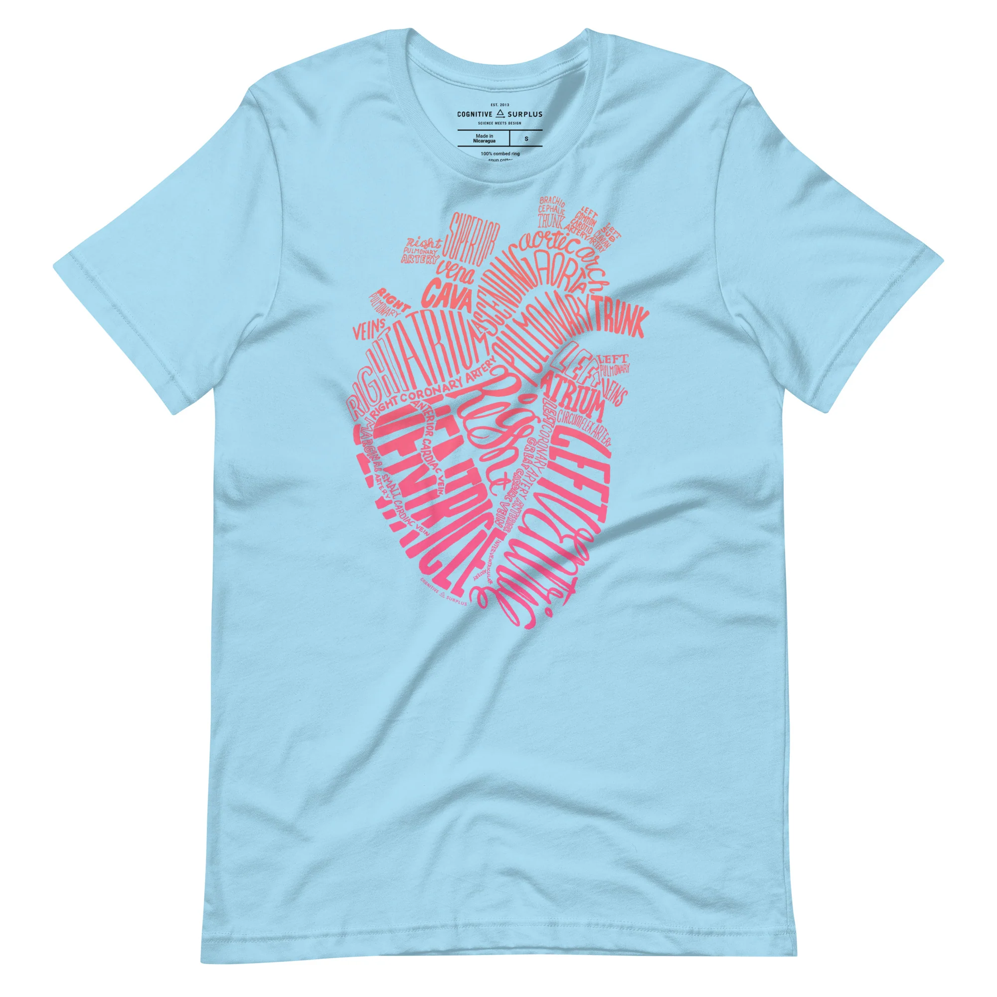 Typographic Heart Graphic Tee - Image 6
