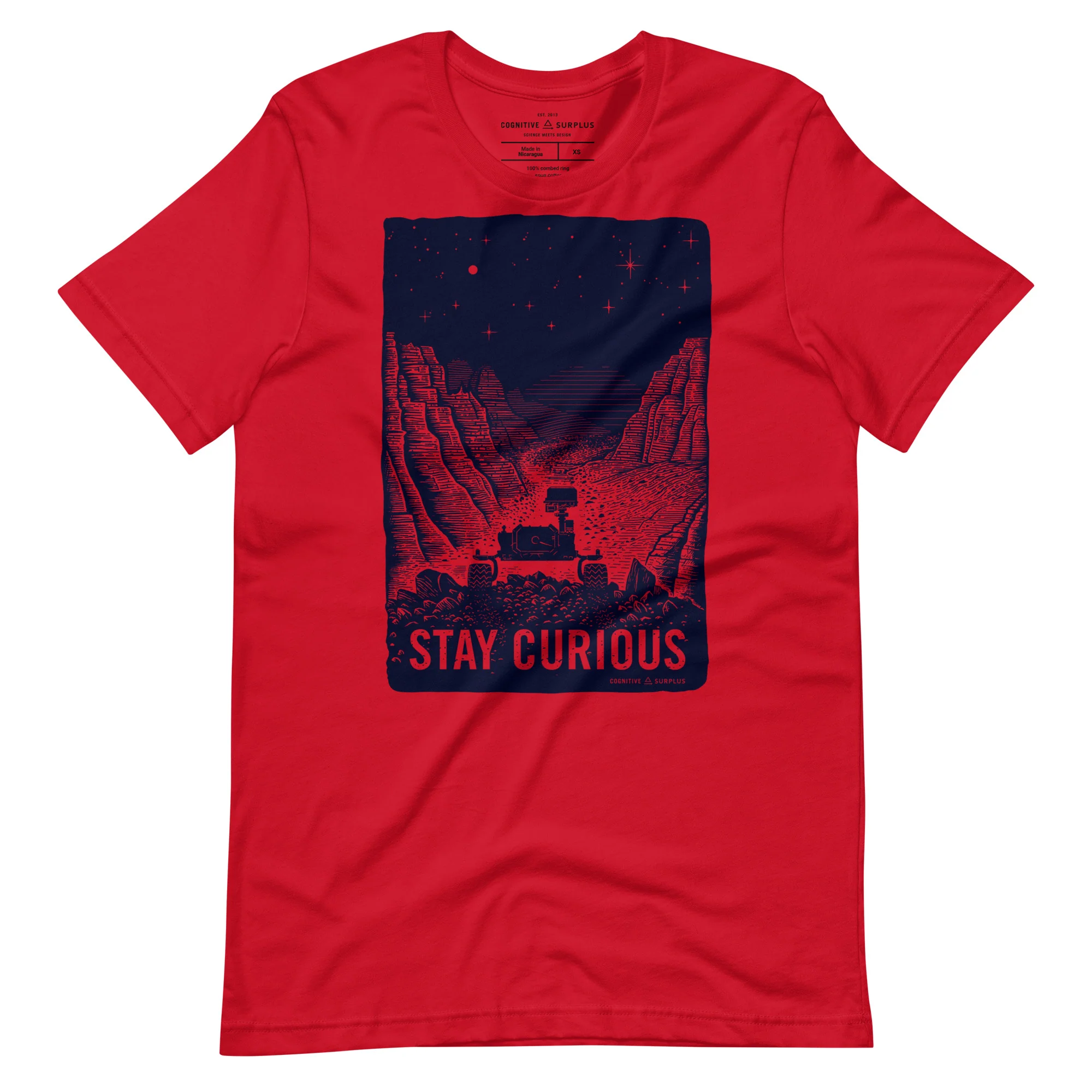 Stay Curious – Mars Rover Graphic Tee - Image 2