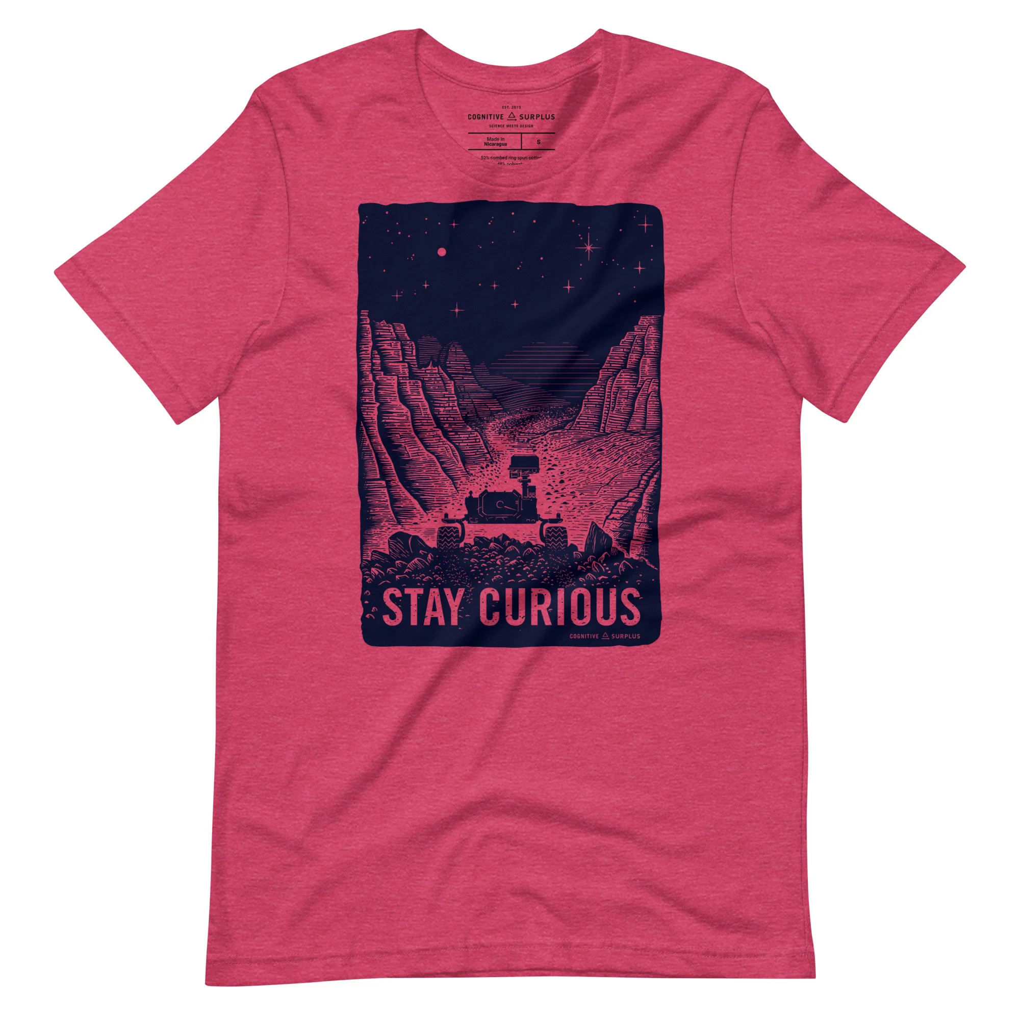 Stay Curious – Mars Rover Graphic Tee - Image 3