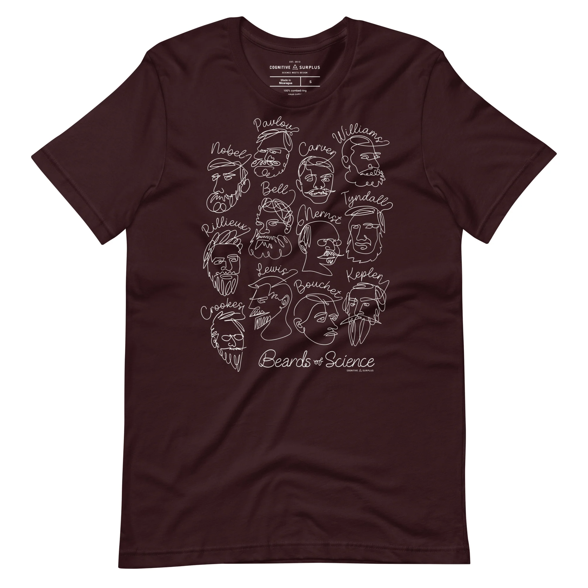 Great Beards of Science Graphic Tee - Image 3
