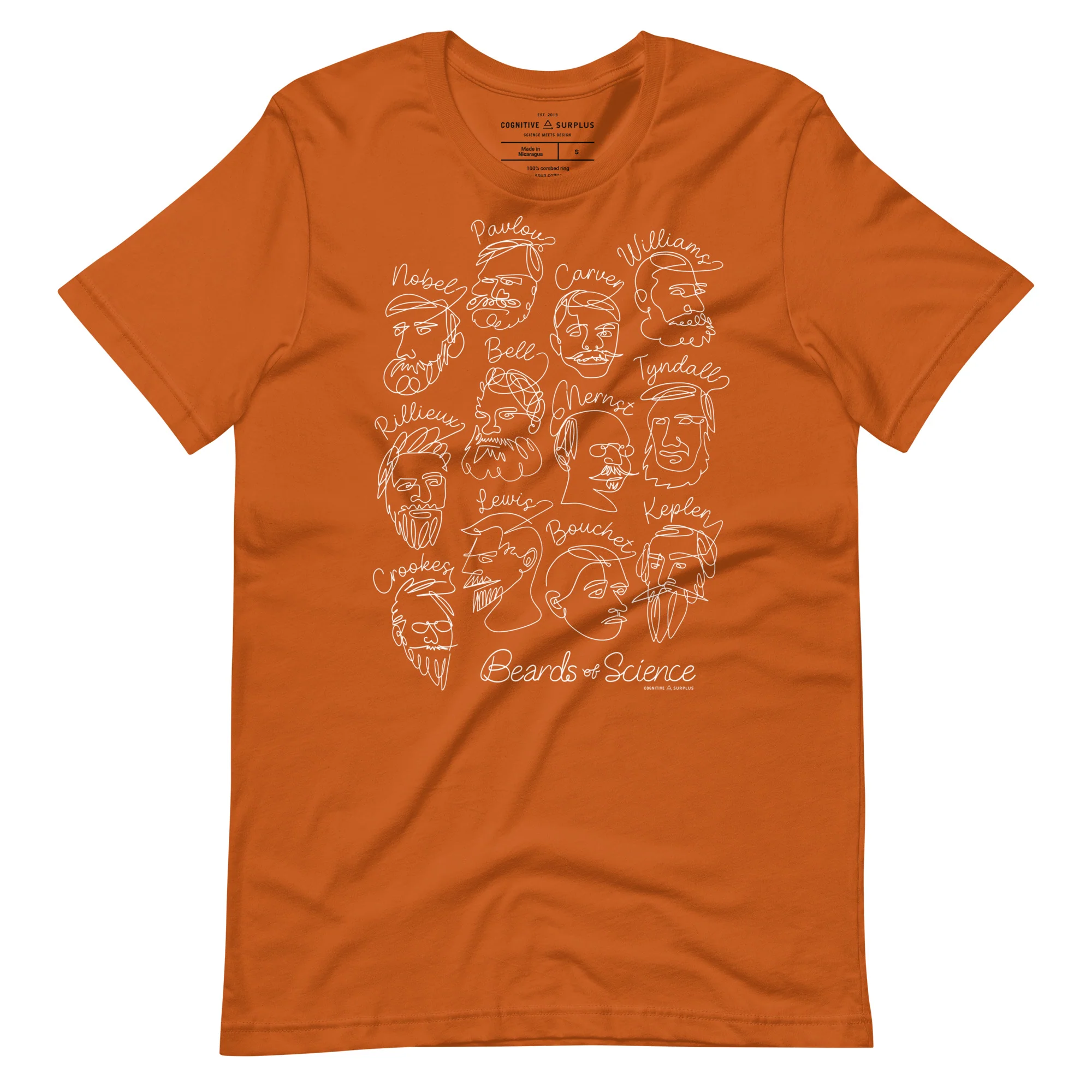 Great Beards of Science Graphic Tee - Image 5