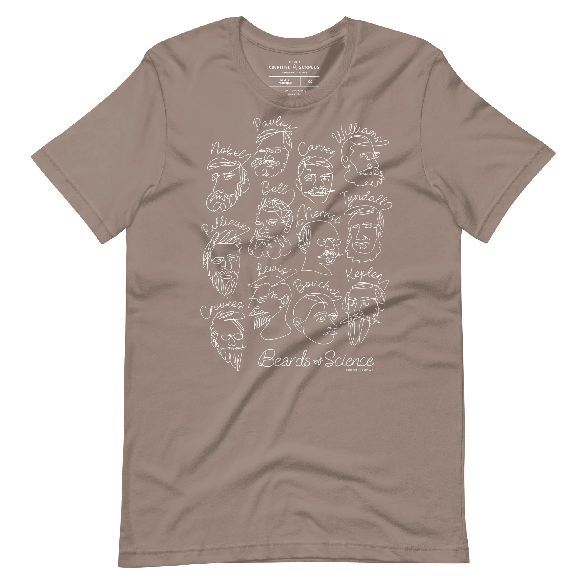 Great Beards of Science Graphic Tee - Image 6