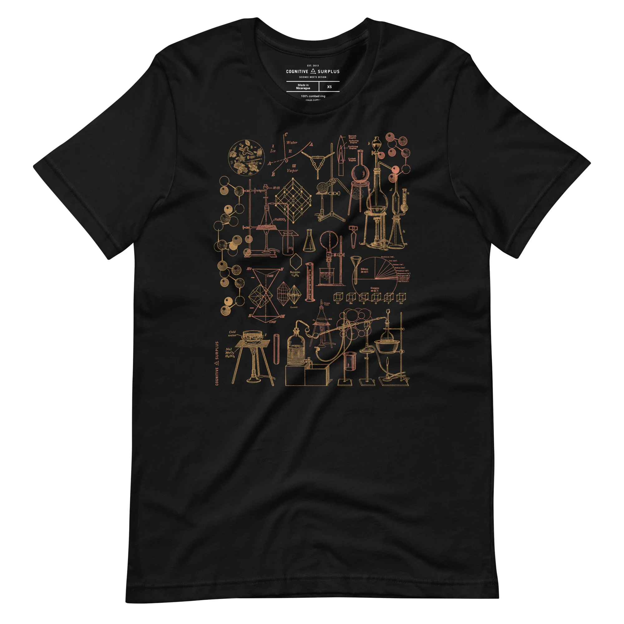 Vintage Chemistry Lab Graphic Tee - Image 2