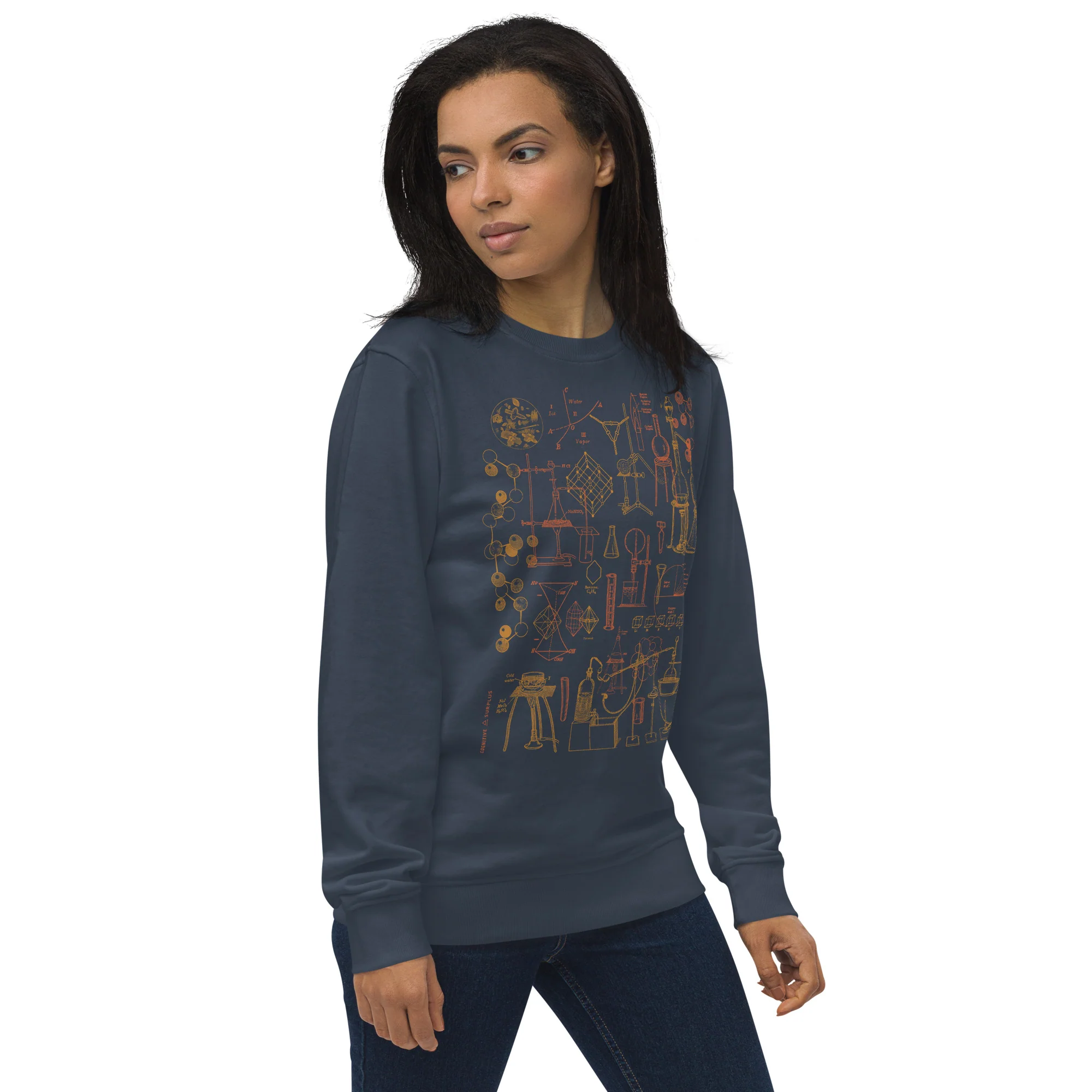 Vintage Chemistry Lab Sweatshirt - Organic - Image 2