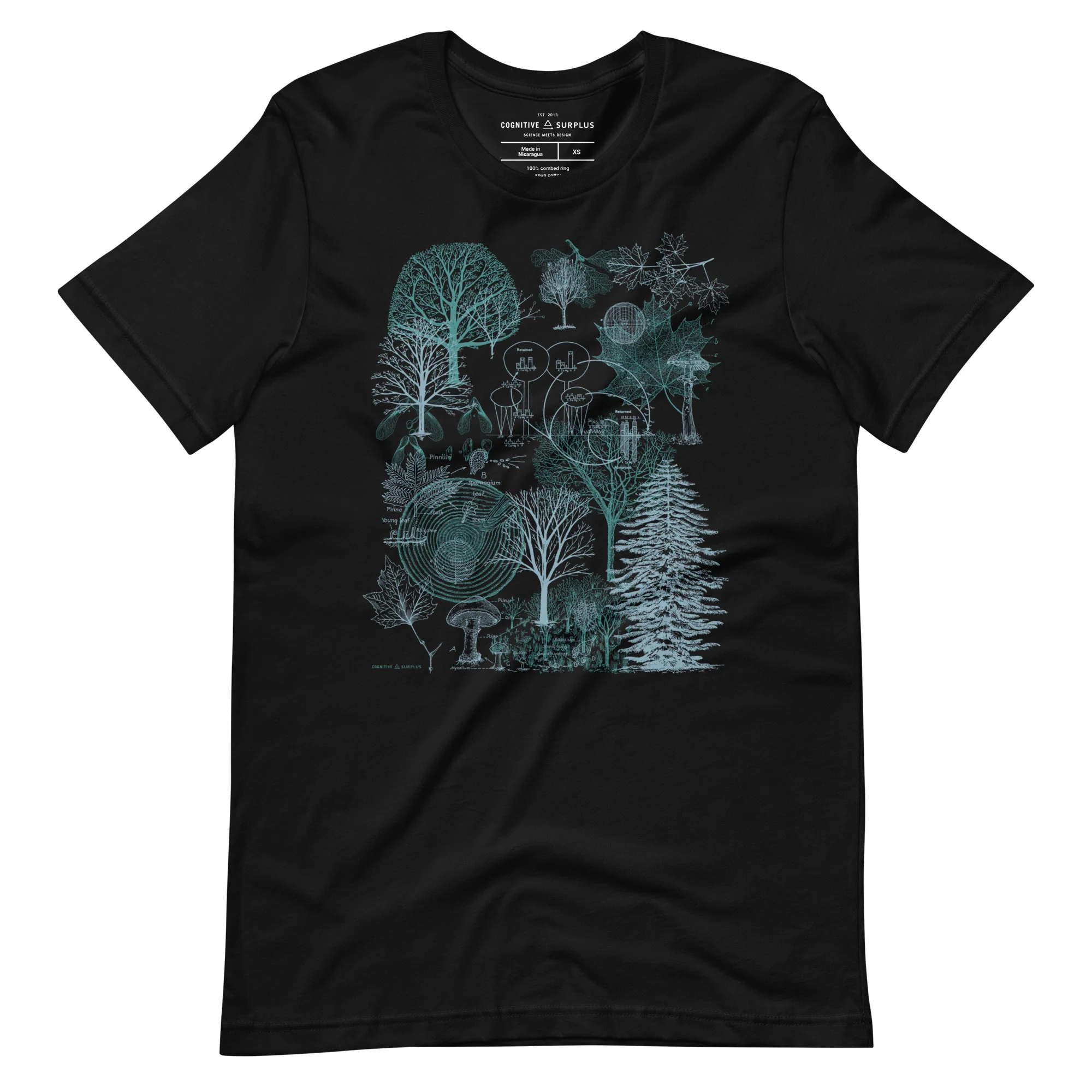 Vintage Forest Graphic Tee - Image 2