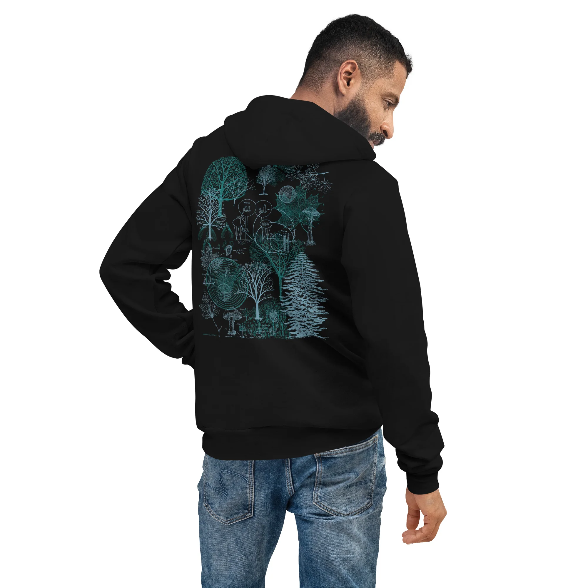 Vintage Forest Hoodie - Image 3
