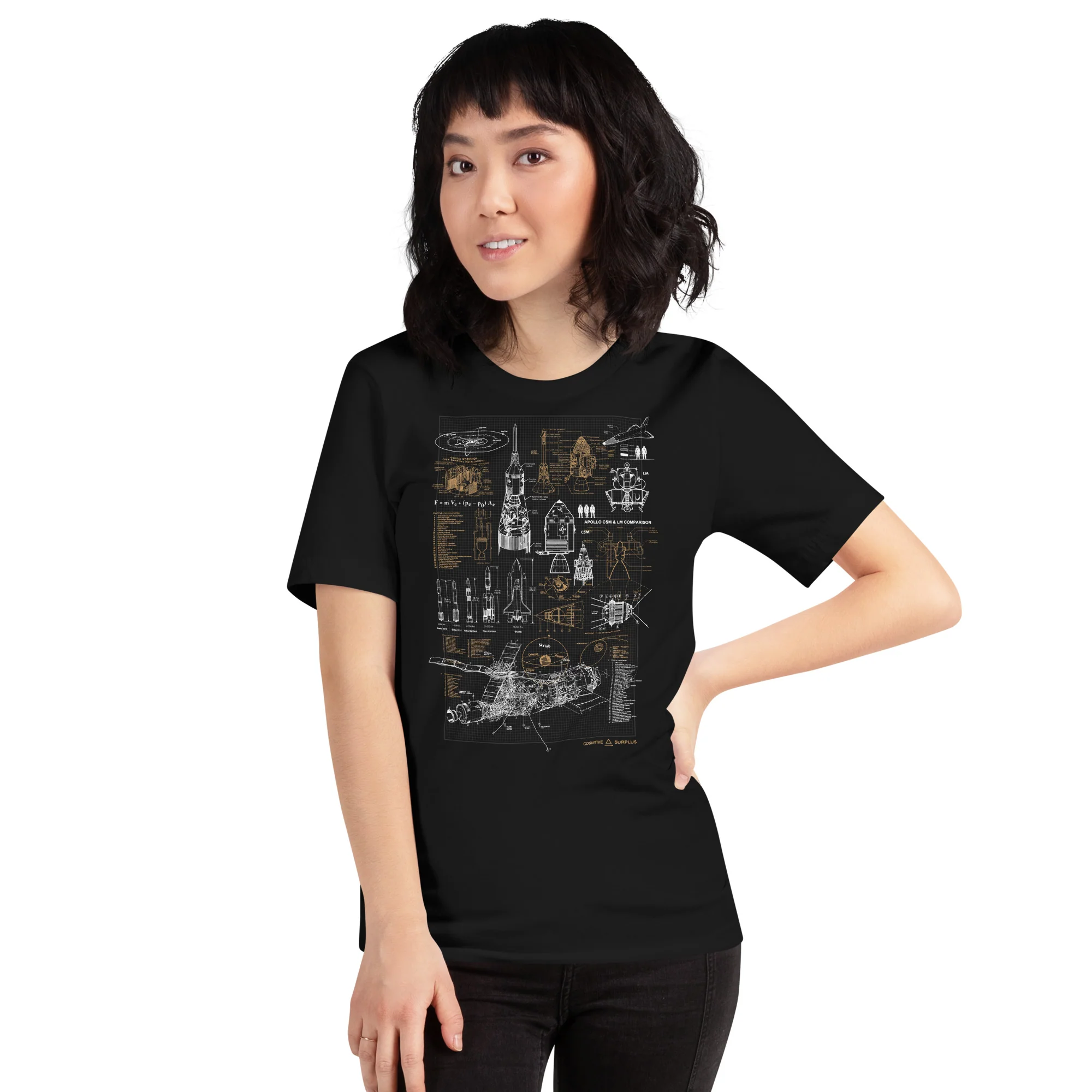 Vintage Rocketry Graphic Tee - Image 2