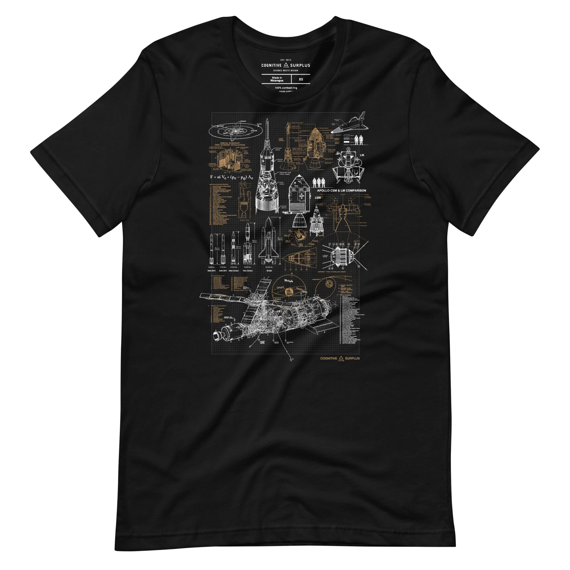 Vintage Rocketry Graphic Tee - Image 3