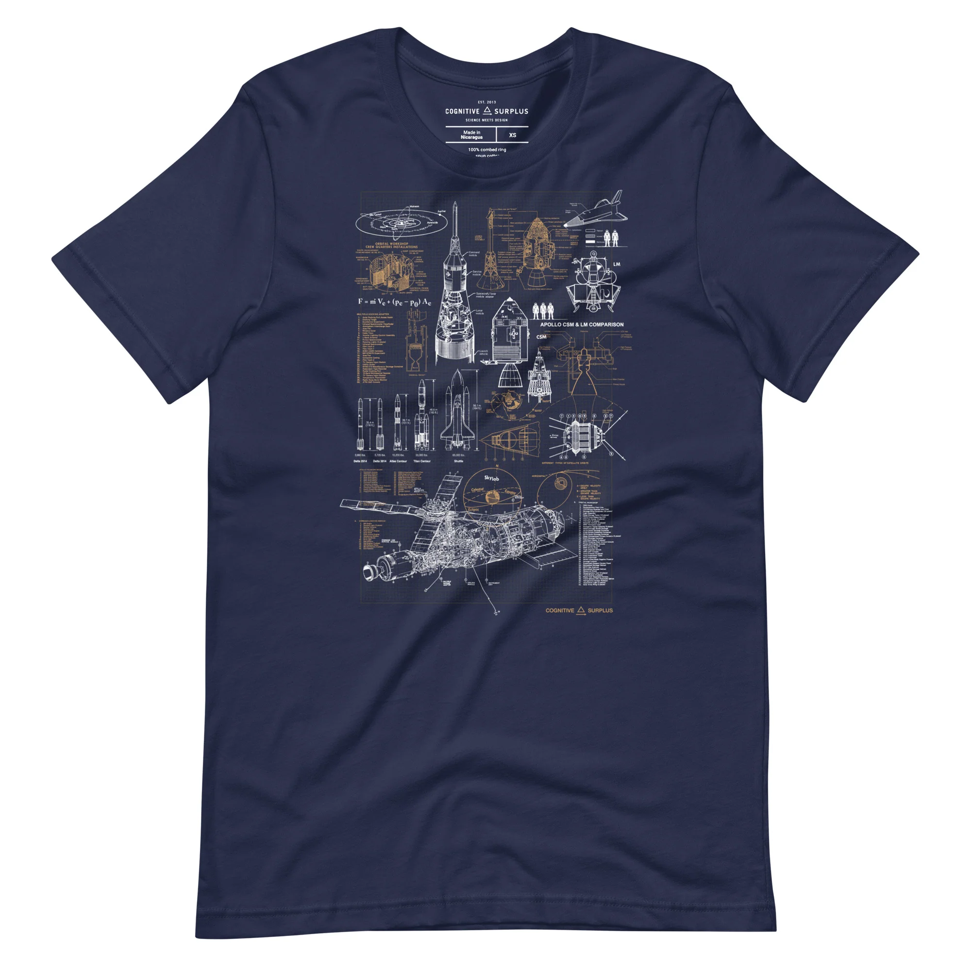 Vintage Rocketry Graphic Tee - Image 4