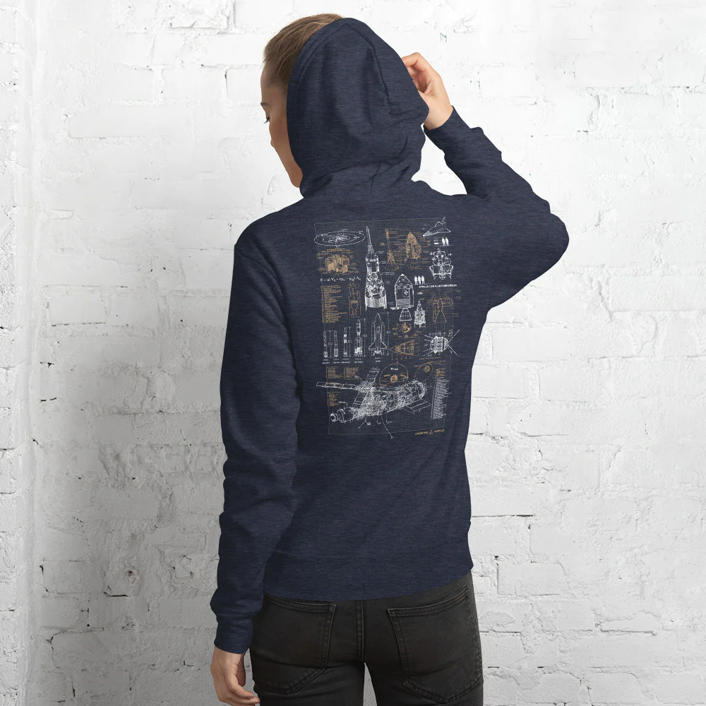 Vintage Rocketry Hoodie - Image 2