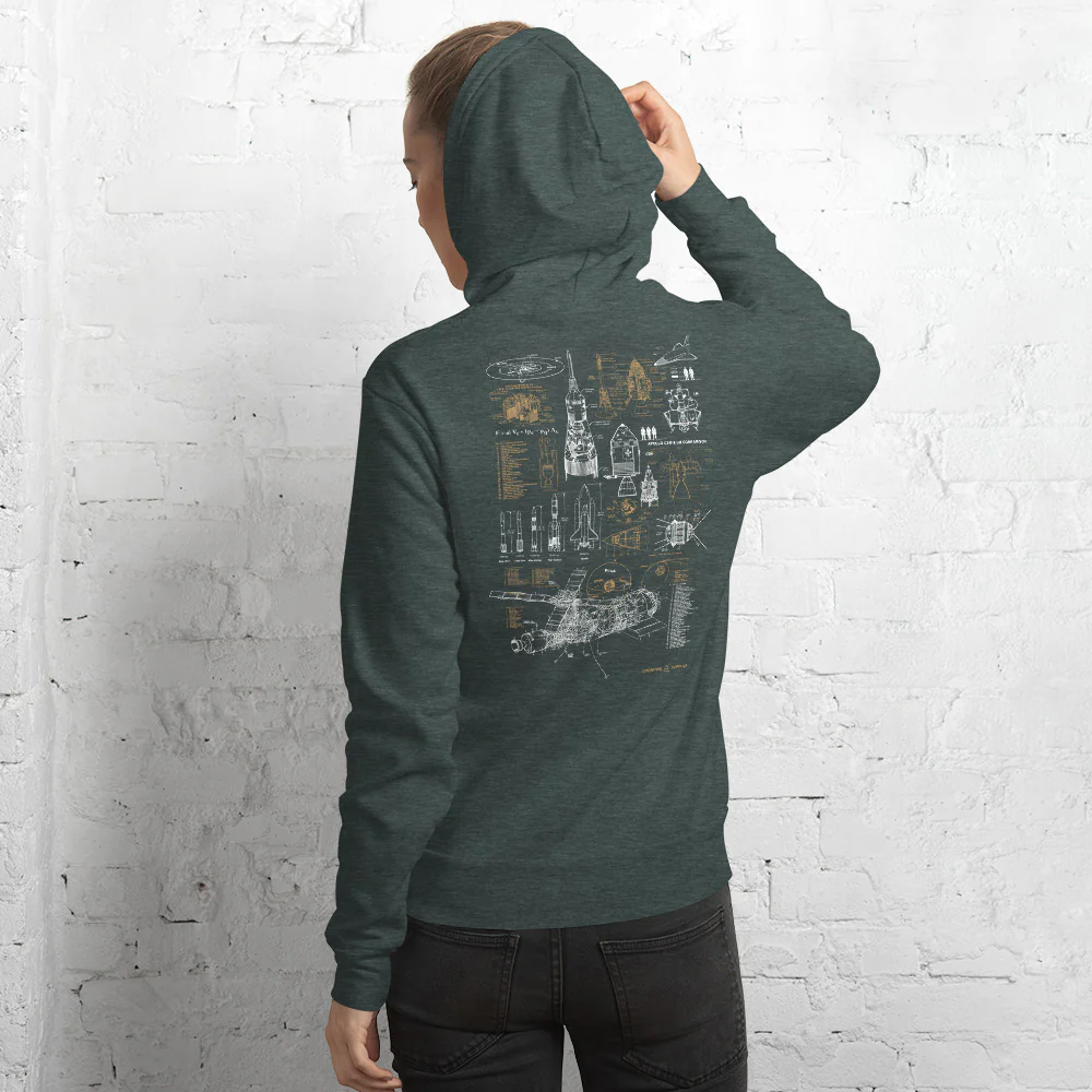 Vintage Rocketry Hoodie - Image 3