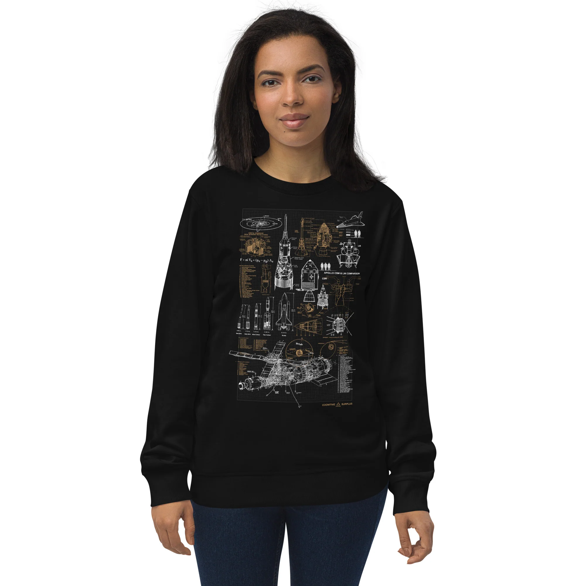 Vintage Rocketry Sweatshirt - Organic