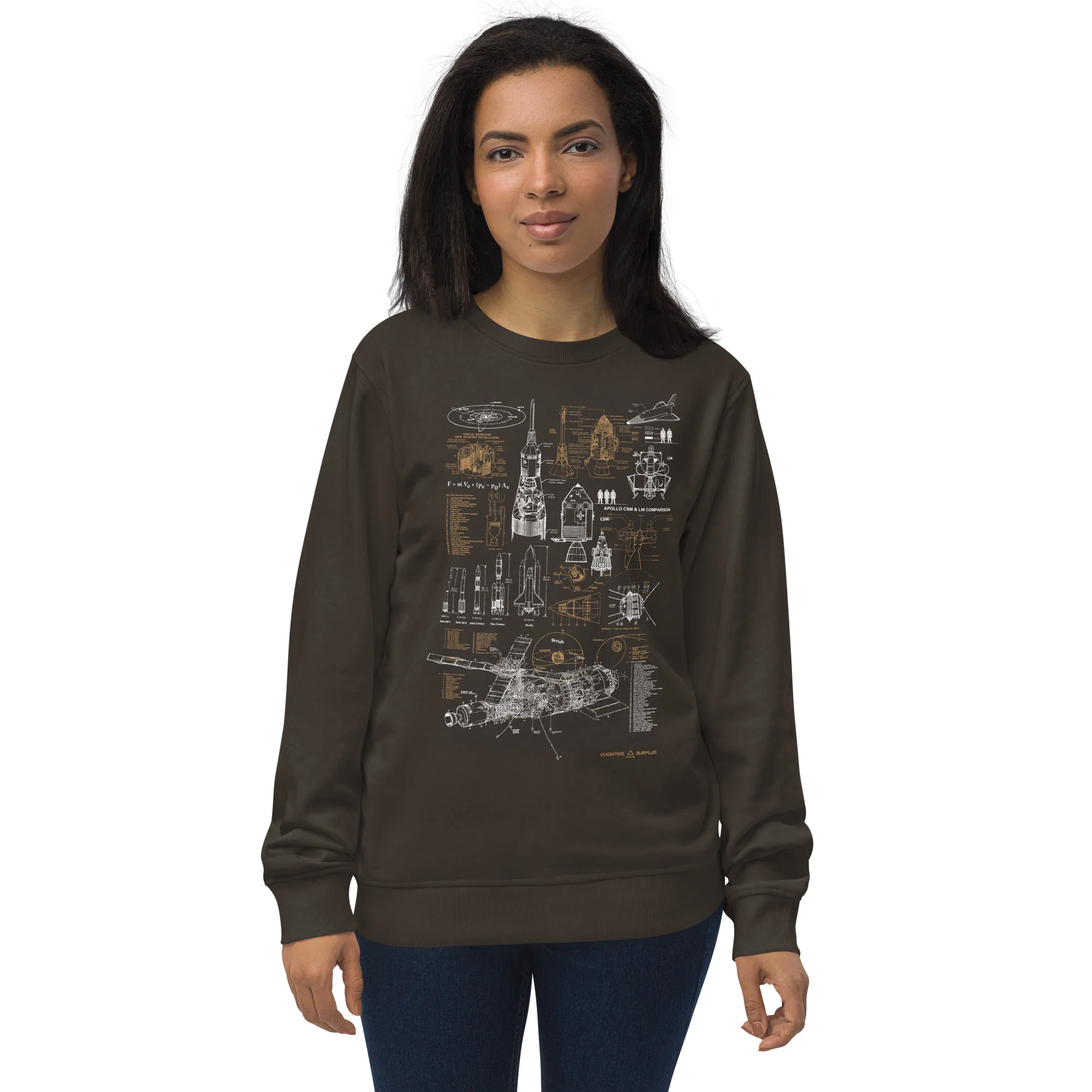 Vintage Rocketry Sweatshirt - Organic - Image 3