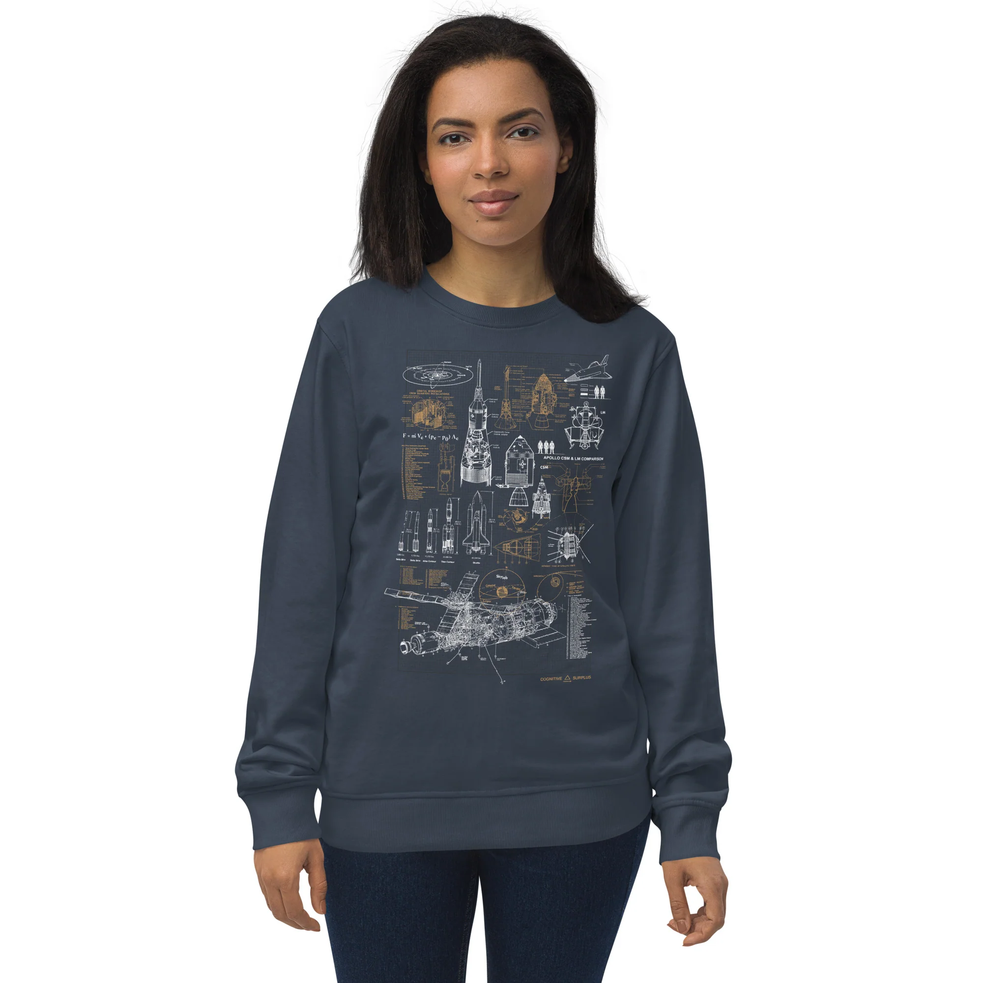 Vintage Rocketry Sweatshirt - Organic - Image 5