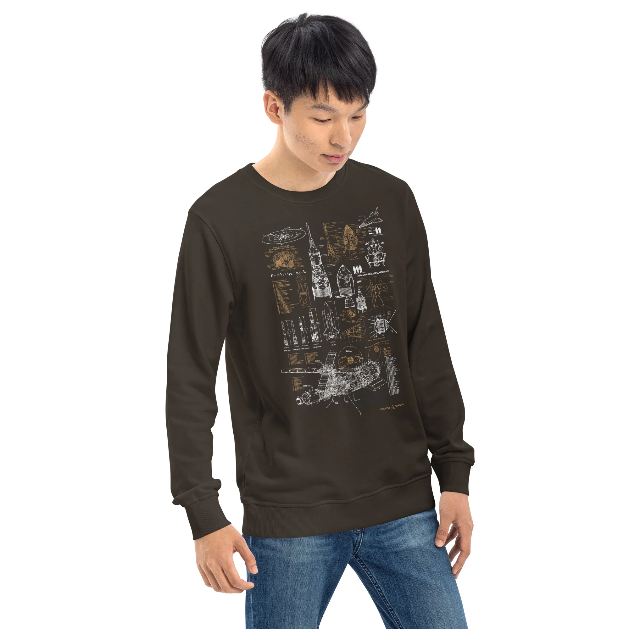 Vintage Rocketry Sweatshirt - Organic - Image 7
