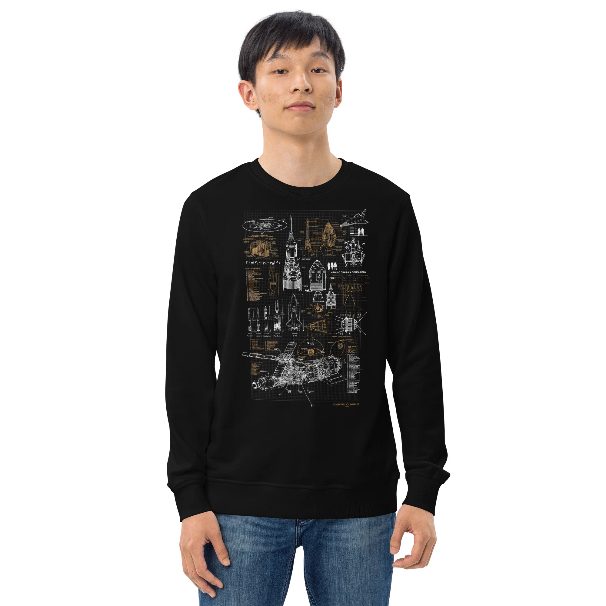 Vintage Rocketry Sweatshirt - Organic - Image 9