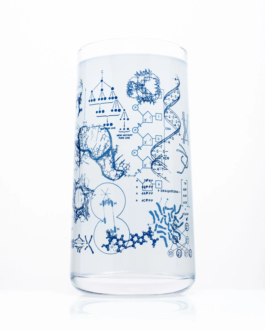Vintage Science Drinking Glassware Set of 7 - Image 6