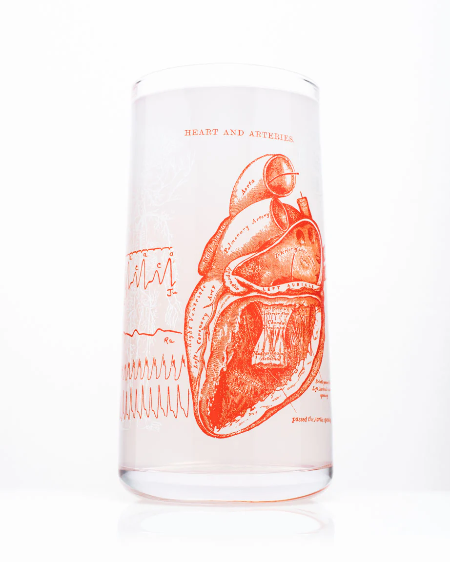 Vintage Science Drinking Glassware Set of 7 - Image 7