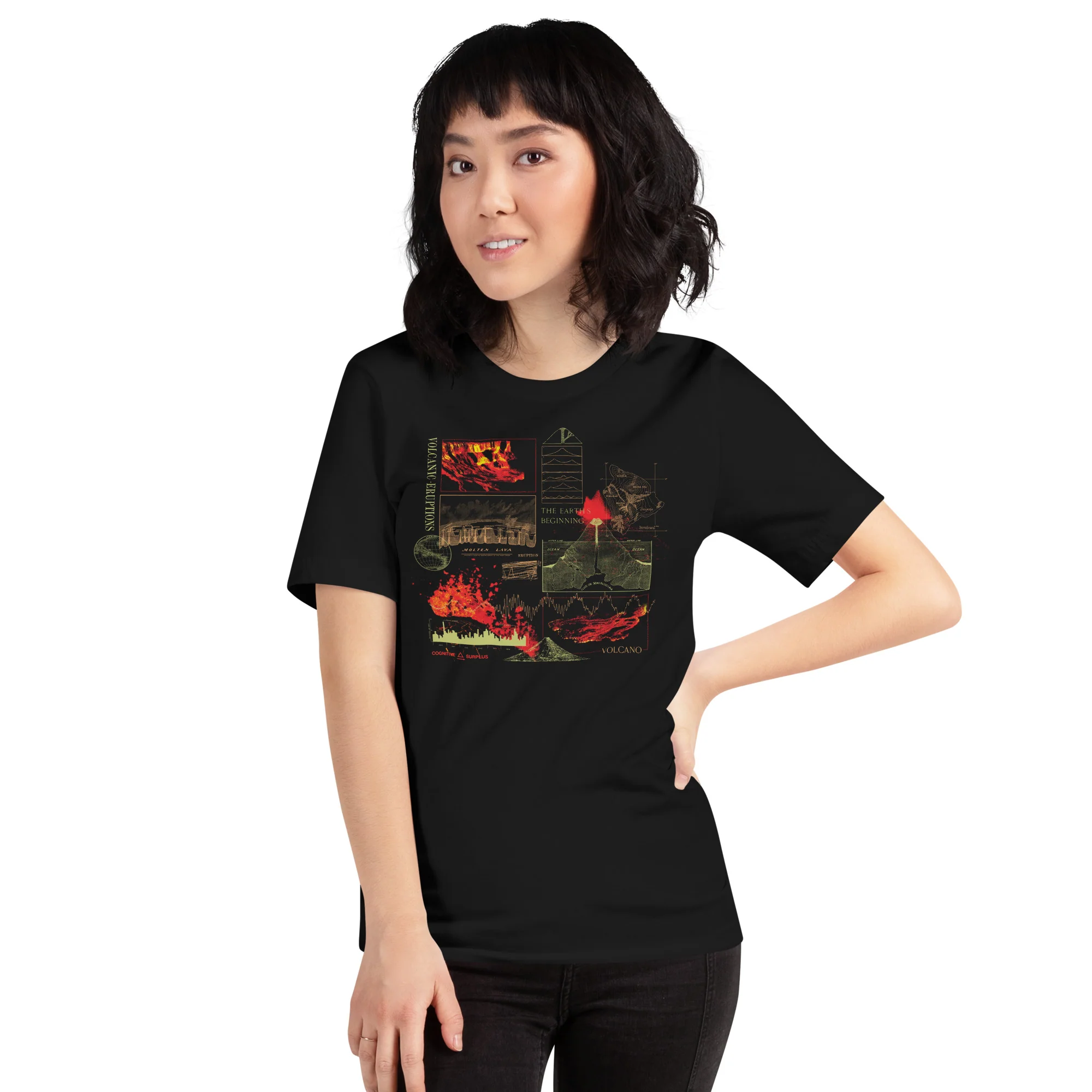 Vintage Volcano Graphic Tee - Image 2