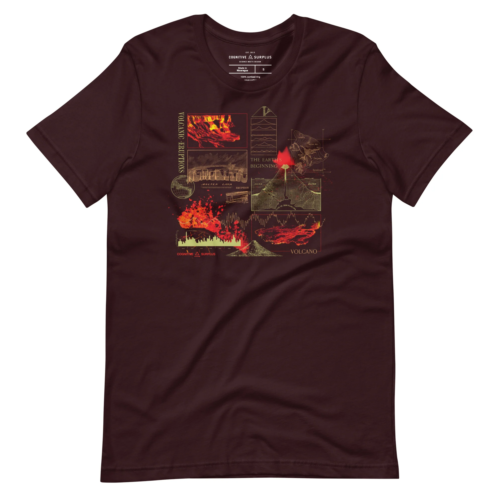 Vintage Volcano Graphic Tee - Image 3