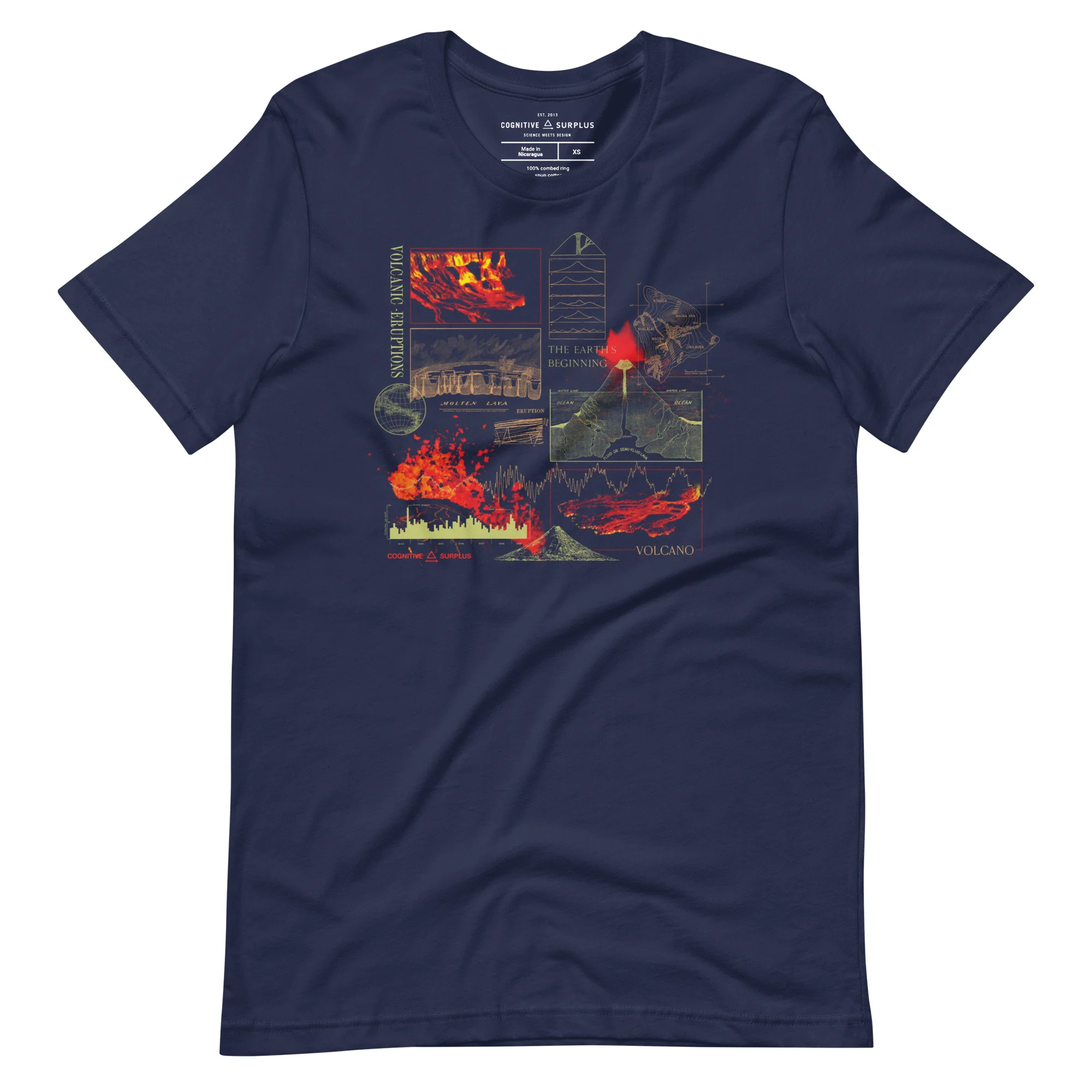 Vintage Volcano Graphic Tee - Image 4