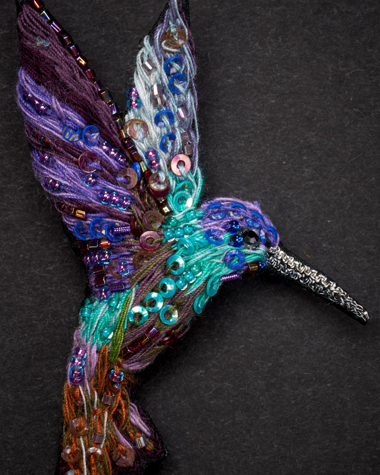 Violetear Hummingbird Brooch Pin - Trovelore - Image 2