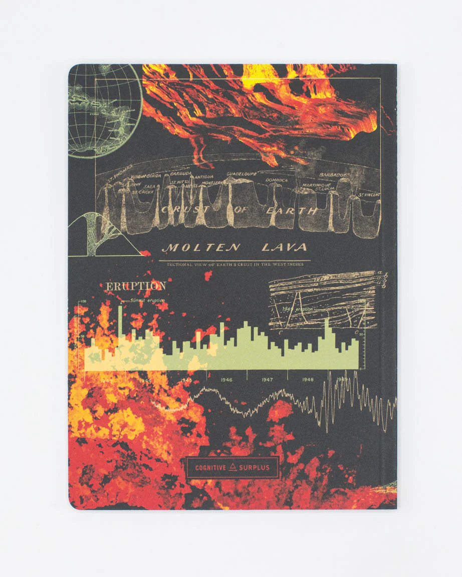 Volcanoes Softcover Notebook - Lined - Image 2