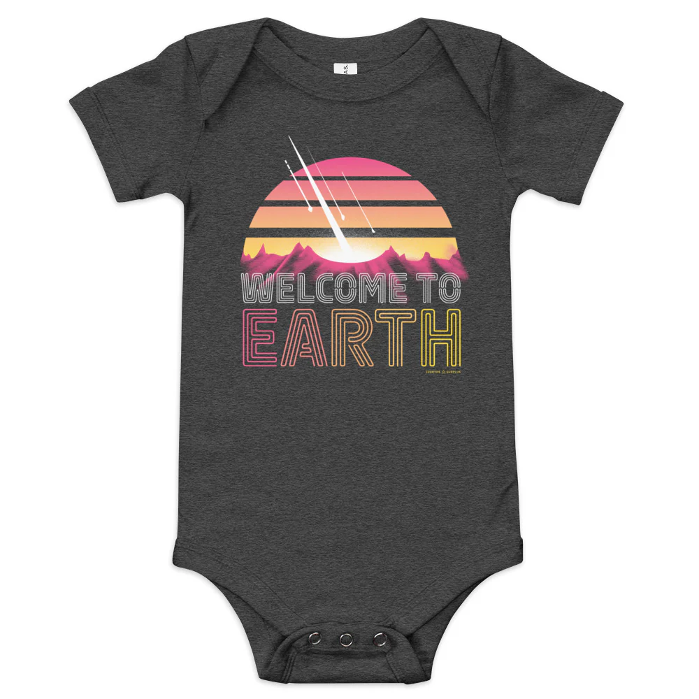 Welcome to Earth Baby Bodysuit - Image 2