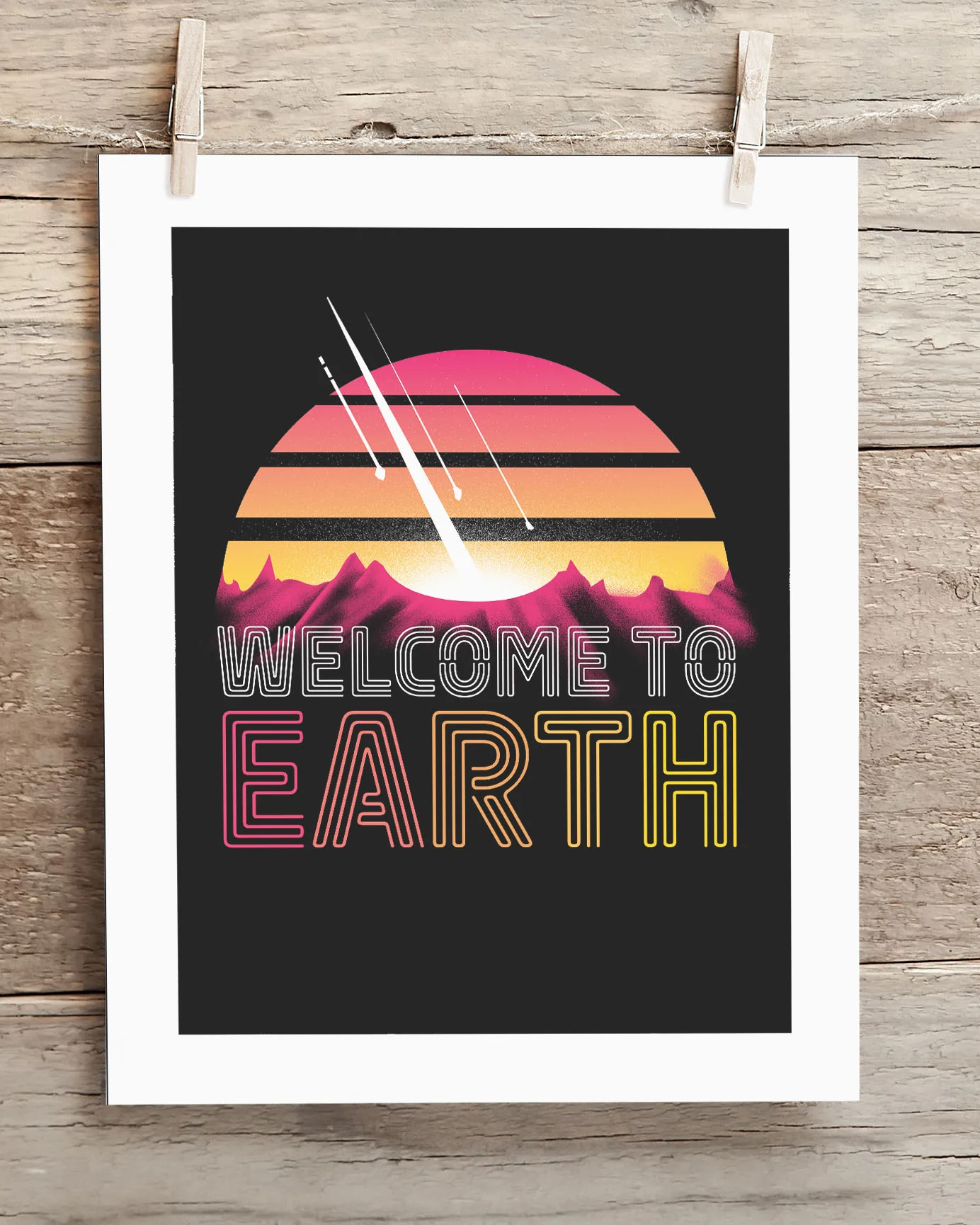 Welcome to Earth Museum Print - Image 2