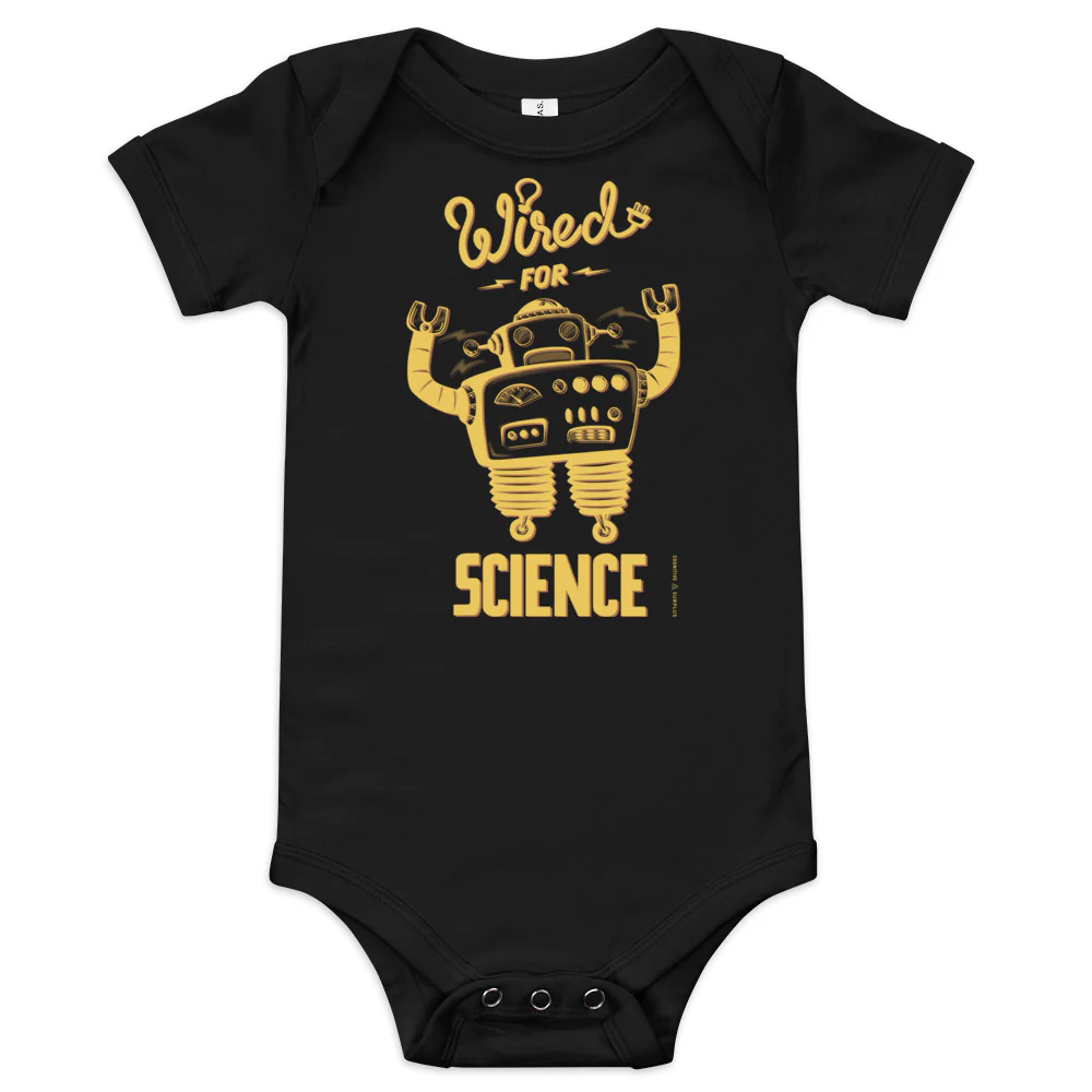 Wired for Science Baby Bodysuit - Image 2