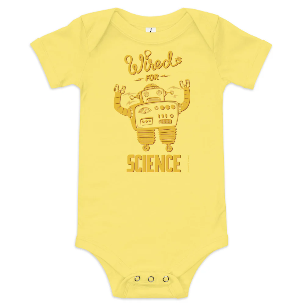 Wired for Science Baby Bodysuit - Image 3