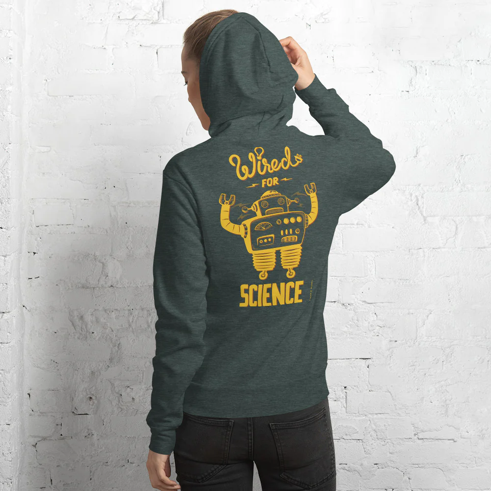 Wired for Science Hoodie - Image 7