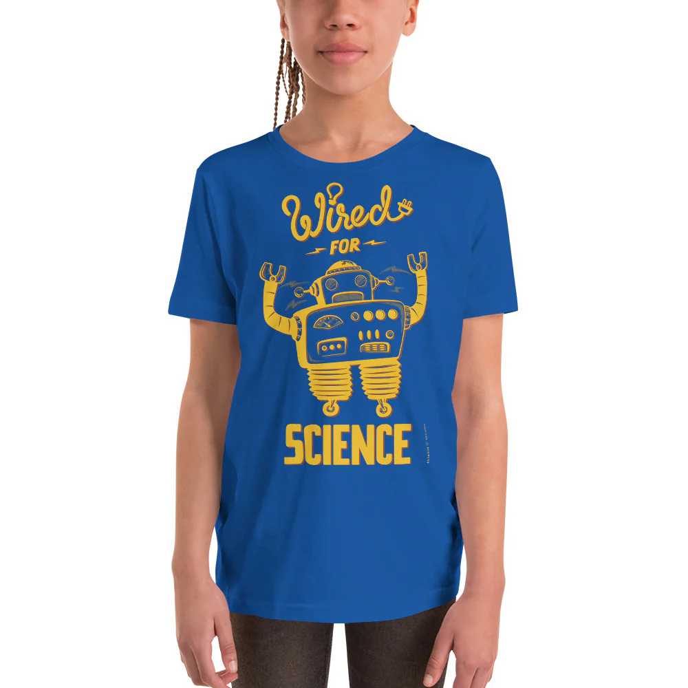 Wired for Science Youth Graphic Tee - Image 2