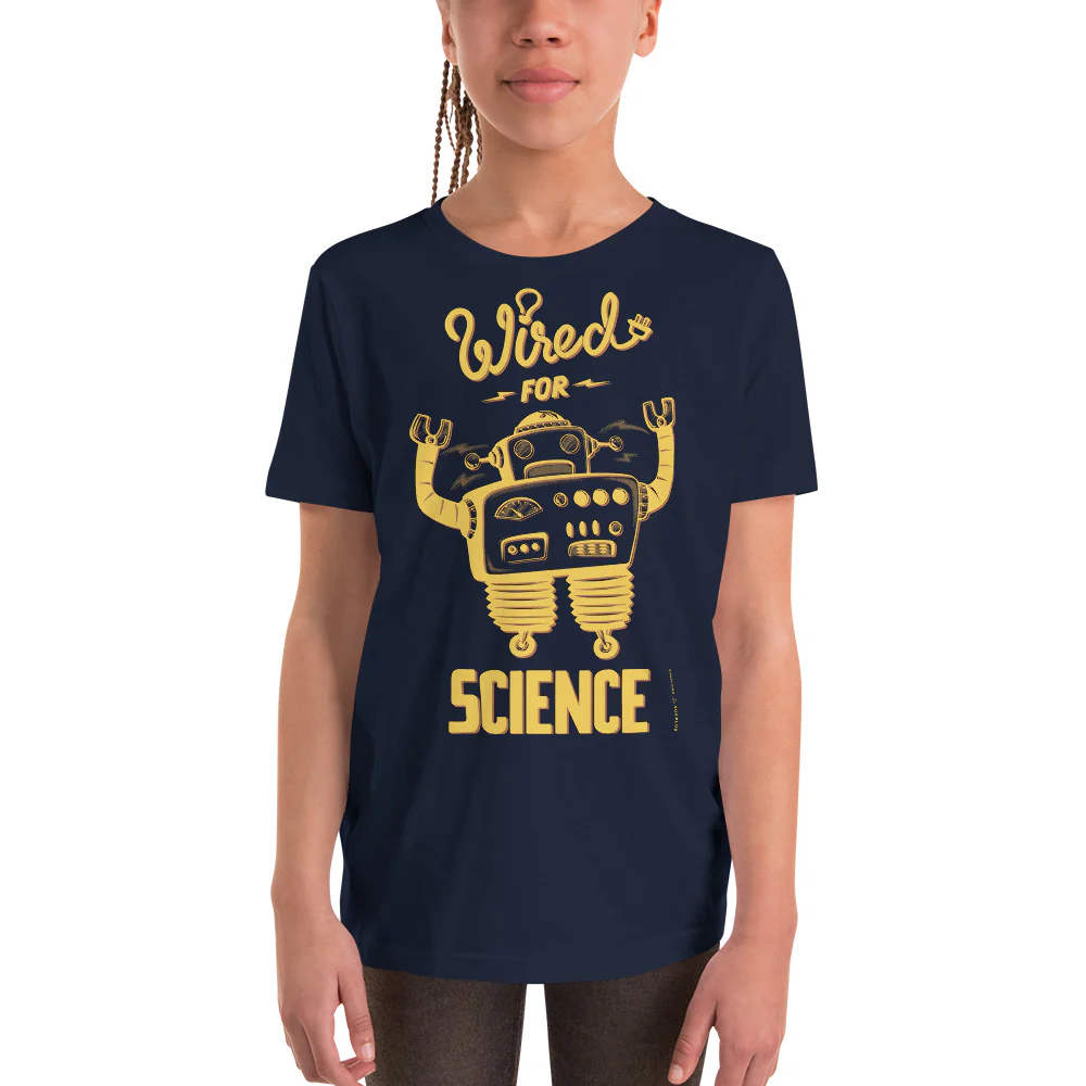Wired for Science Youth Graphic Tee - Image 4