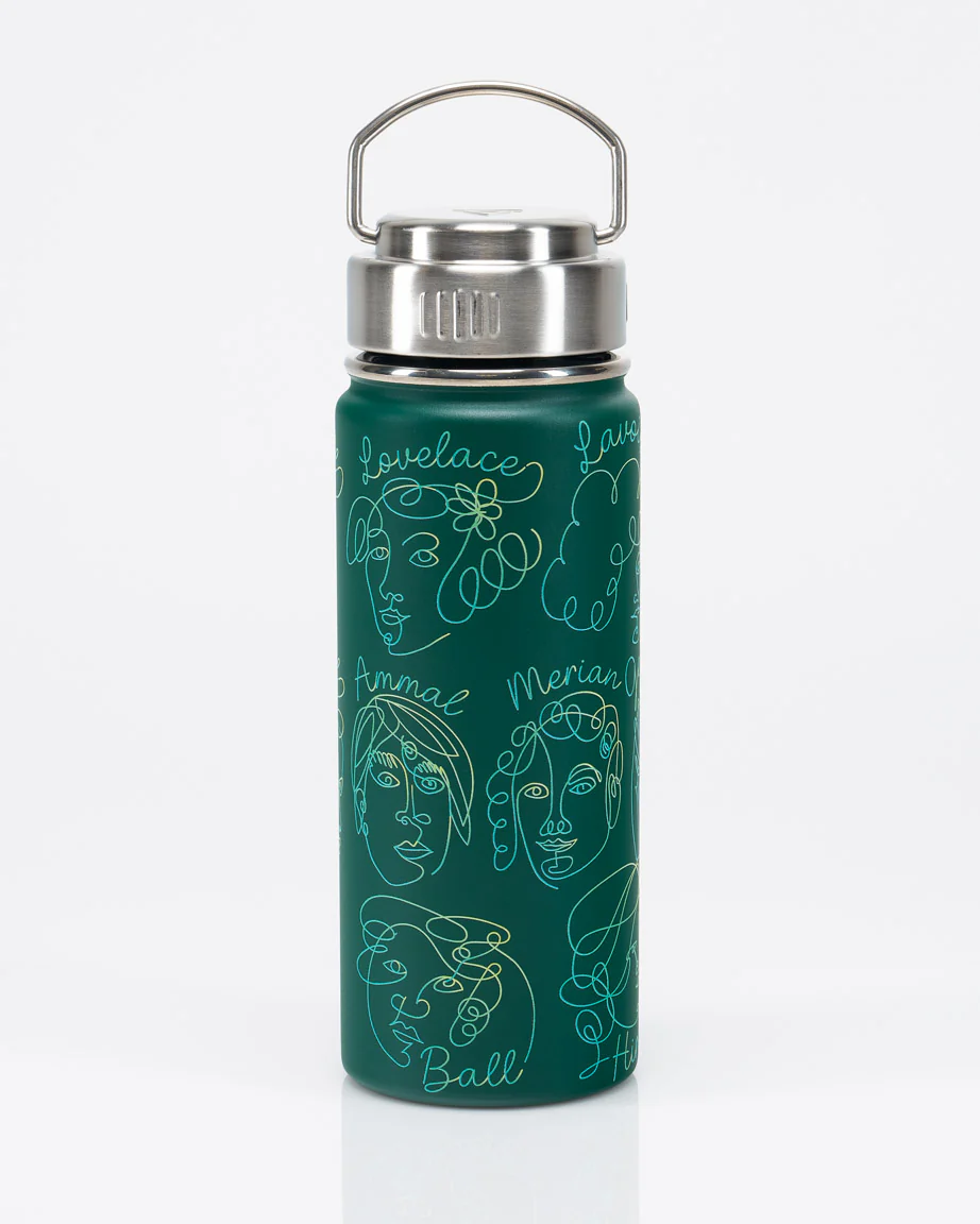Women of Science 18 oz Steel Bottle - Green - Image 2