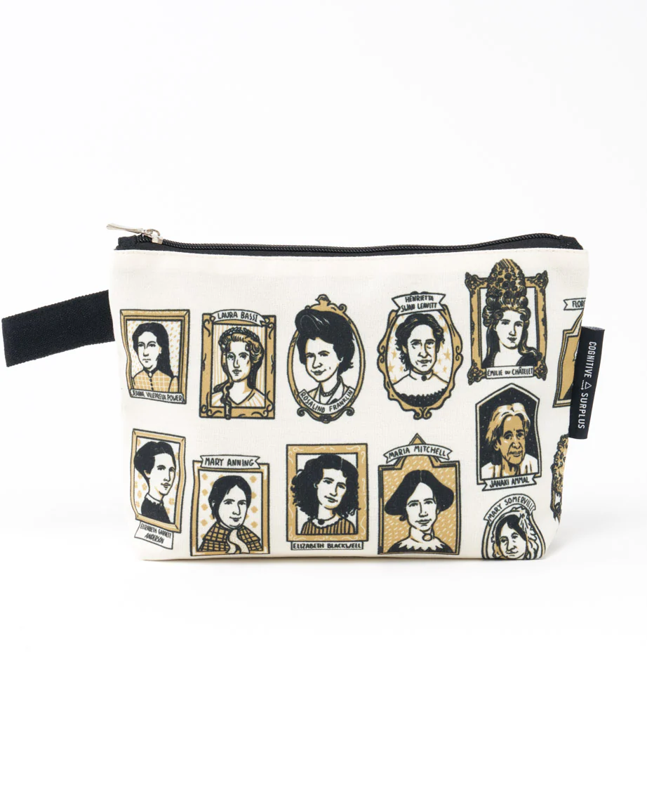 Women of Science (Cream) Pencil Bag - Image 3