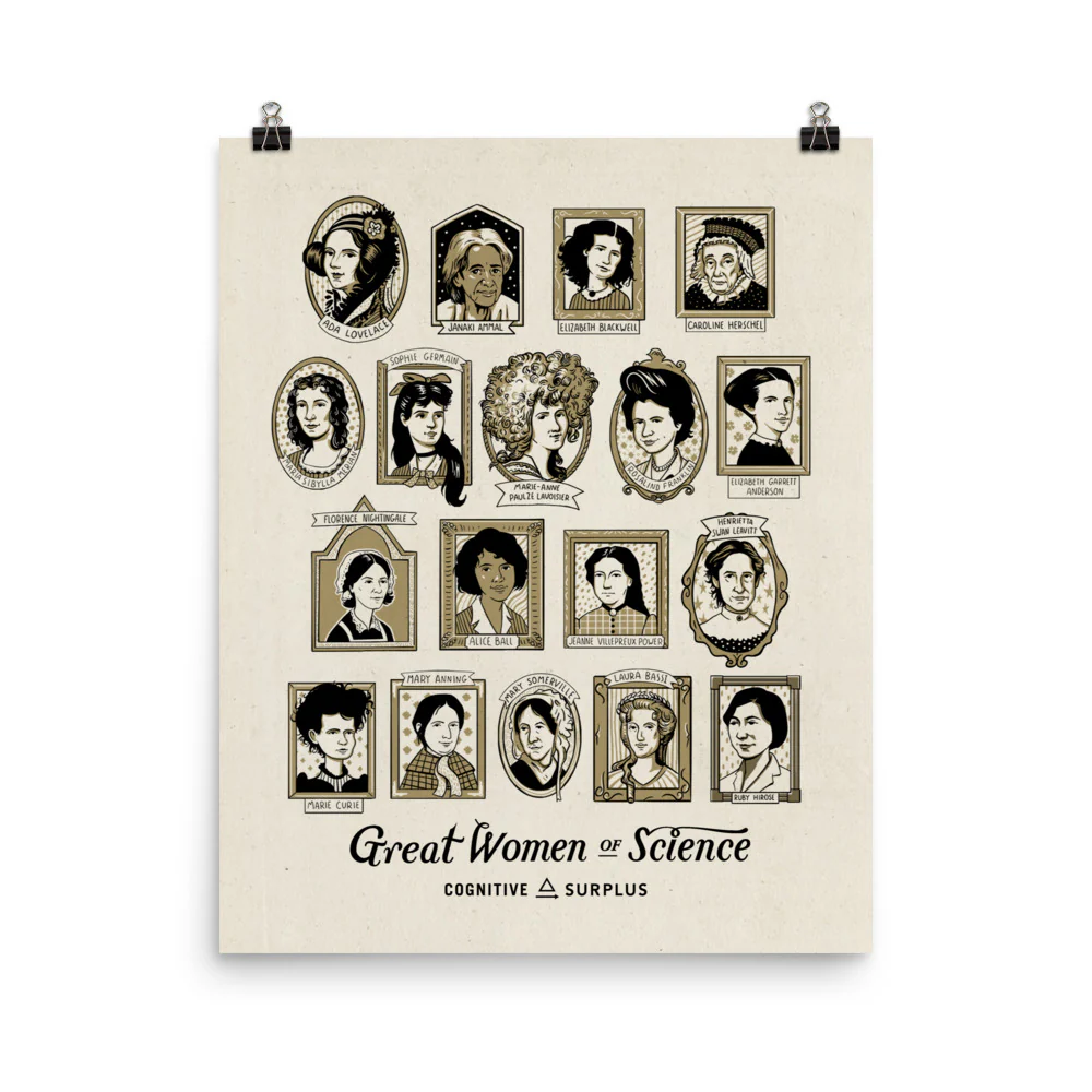 Women of Science Poster Art Print