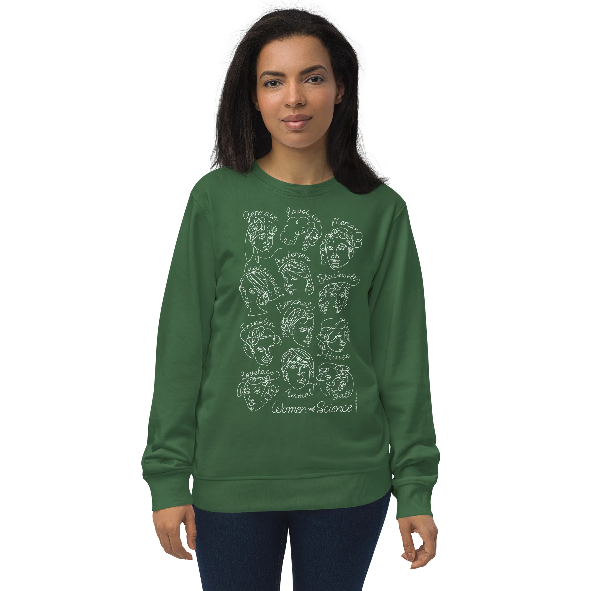 Women of Science Sweatshirt - Organic - Image 8