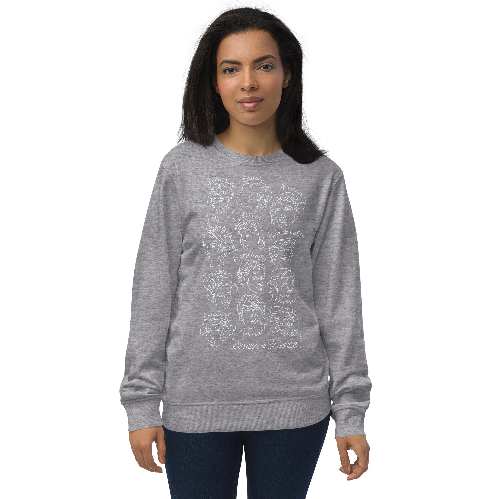 Women of Science Sweatshirt - Organic - Image 9