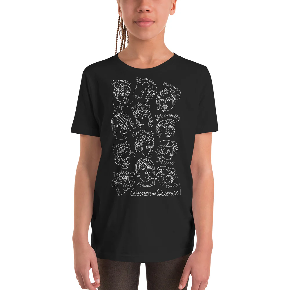 Women of Science Youth Graphic Tee - Image 2