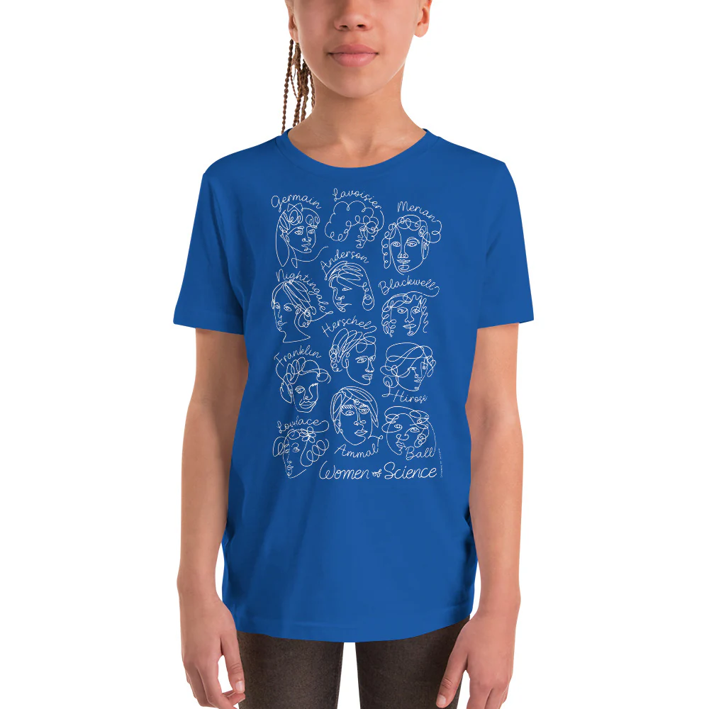 Women of Science Youth Graphic Tee - Image 3