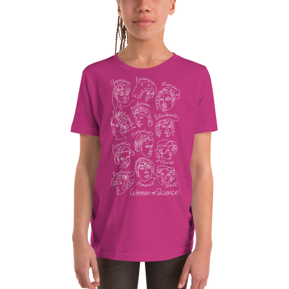 Women of Science Youth Graphic Tee - Image 4