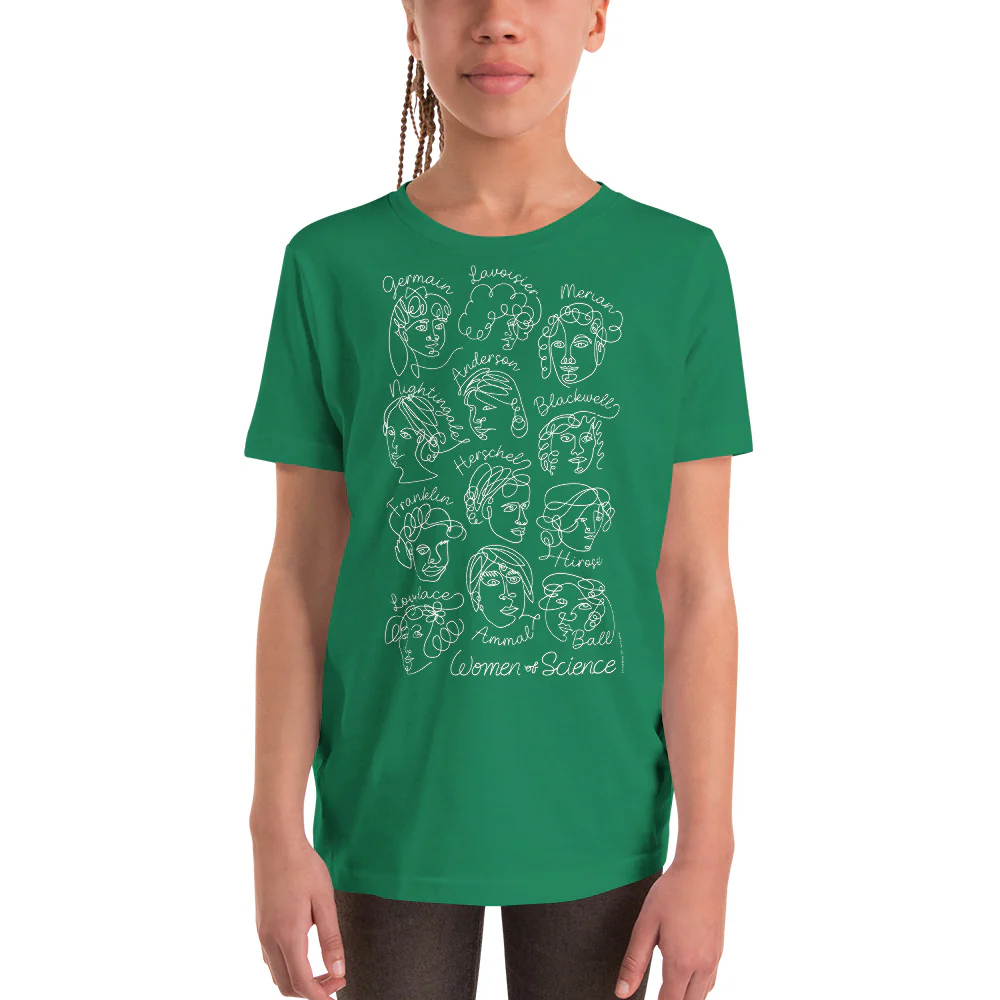 Women of Science Youth Graphic Tee - Image 5