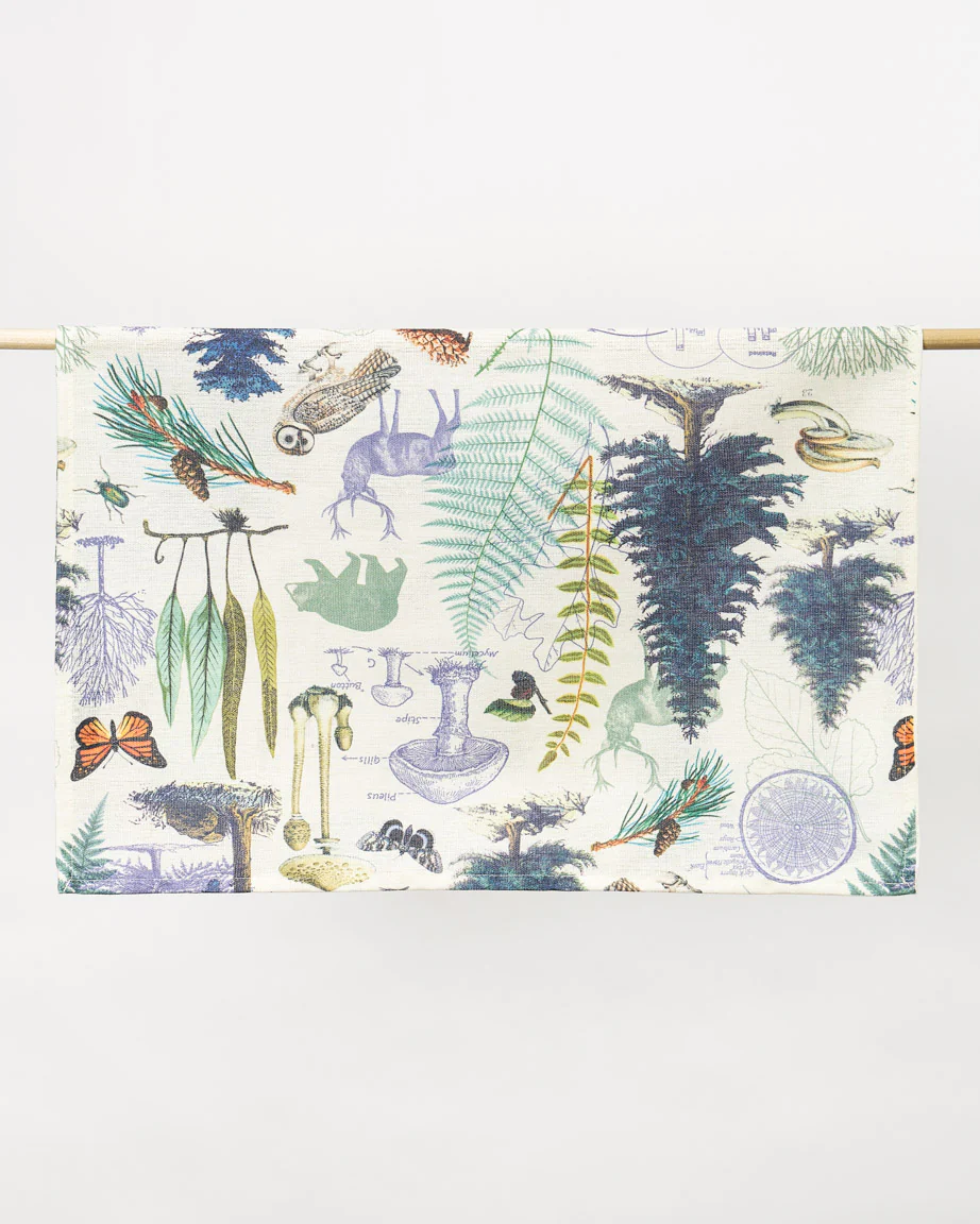Woodland Forest Tea Towel - Image 4