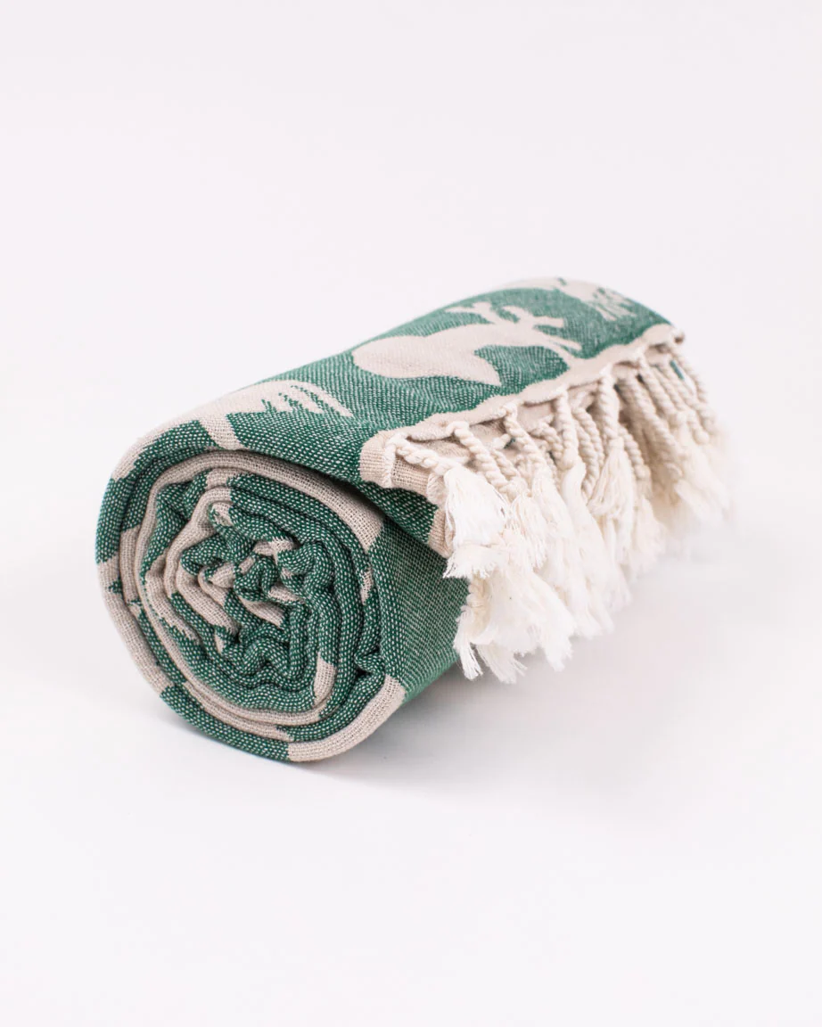 Woodland Forest Turkish Towel - Image 4