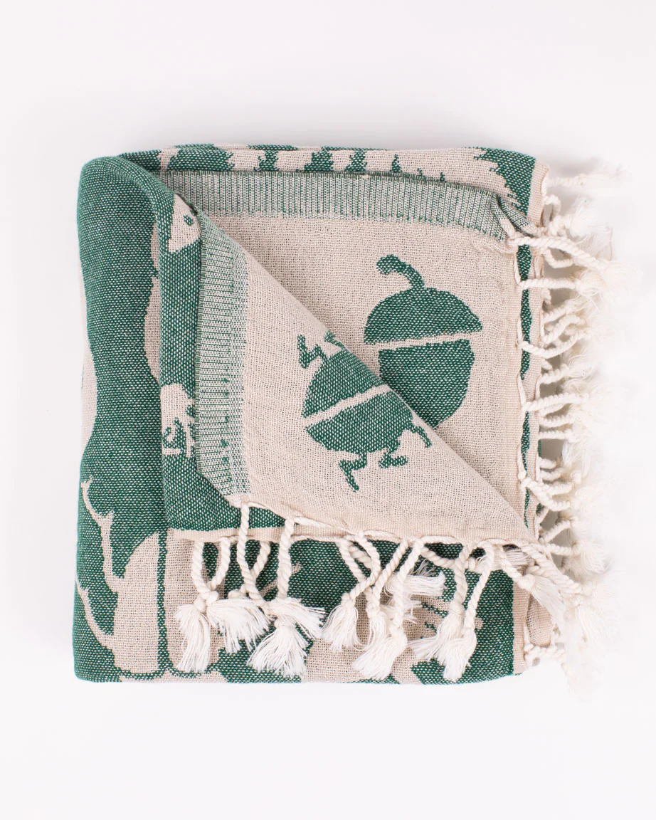 Woodland Forest Turkish Towel - Image 6