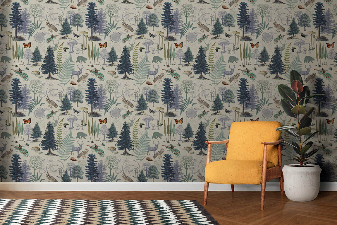 Woodland Forest Wallpaper - Image 2