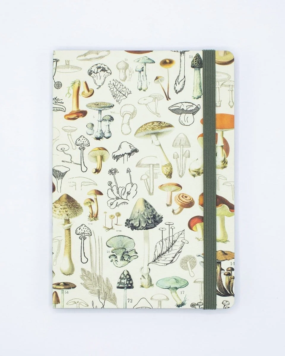 Woodland Mushrooms A5 Softcover Notebook