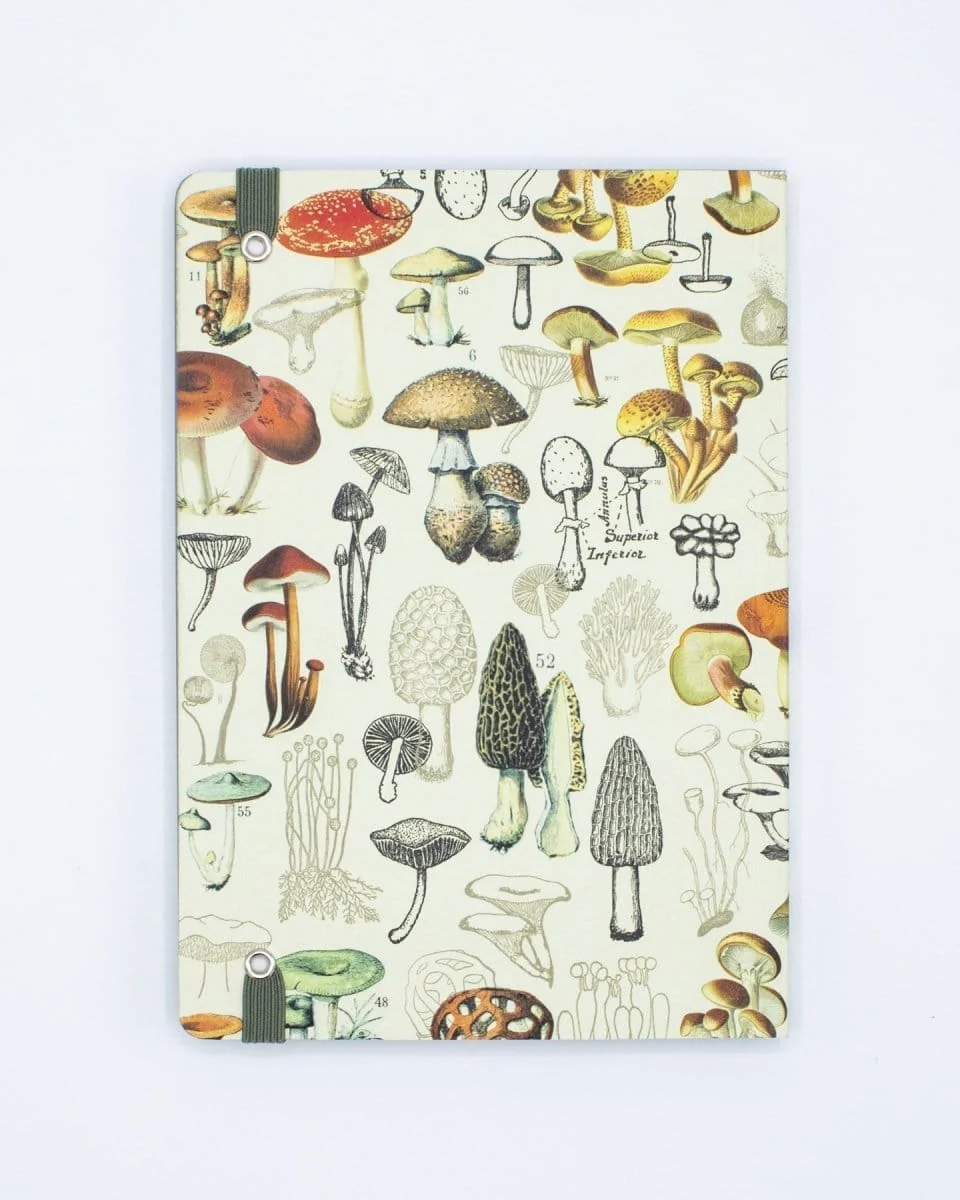 Woodland Mushrooms A5 Softcover Notebook - Image 3